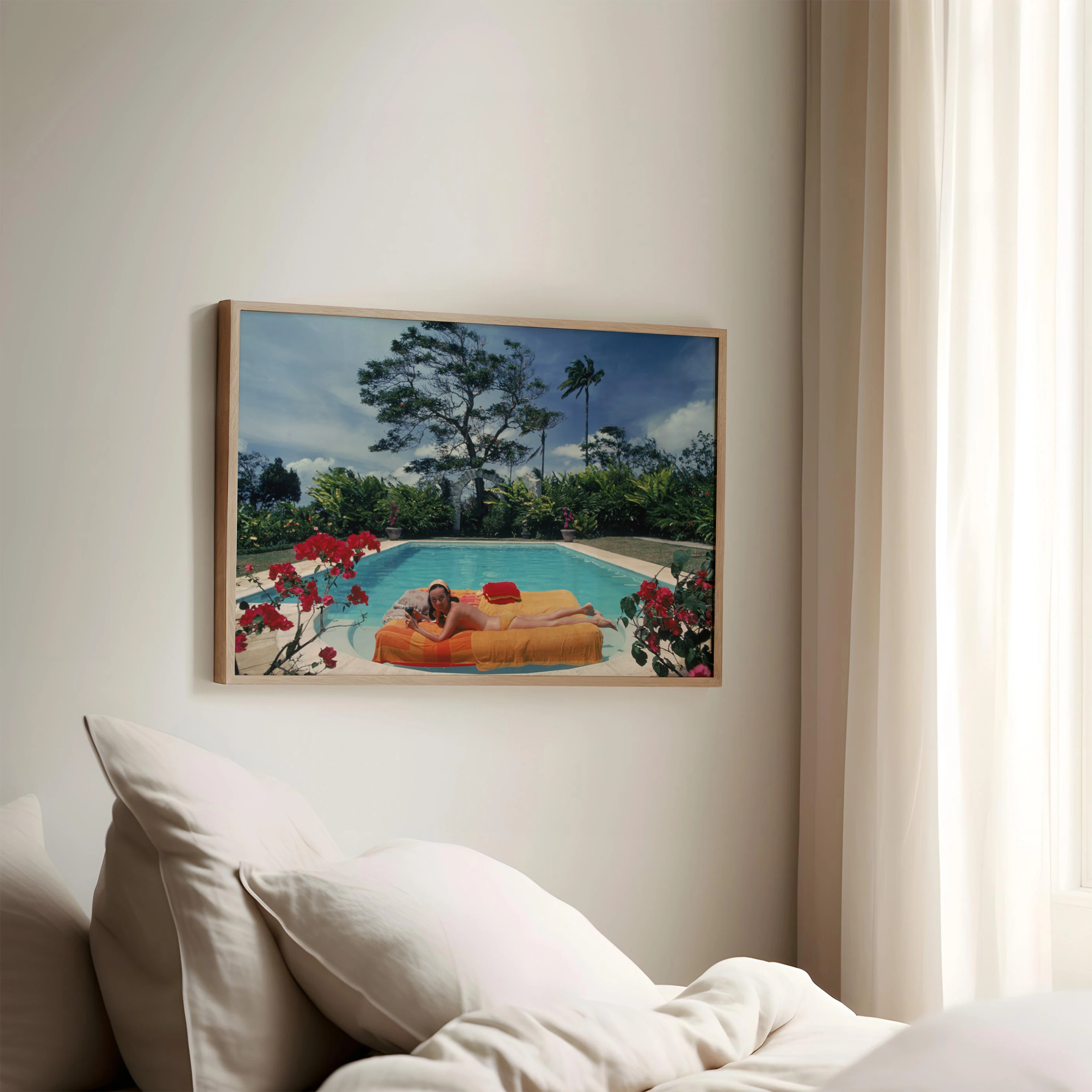 Sunbathing In Barbados