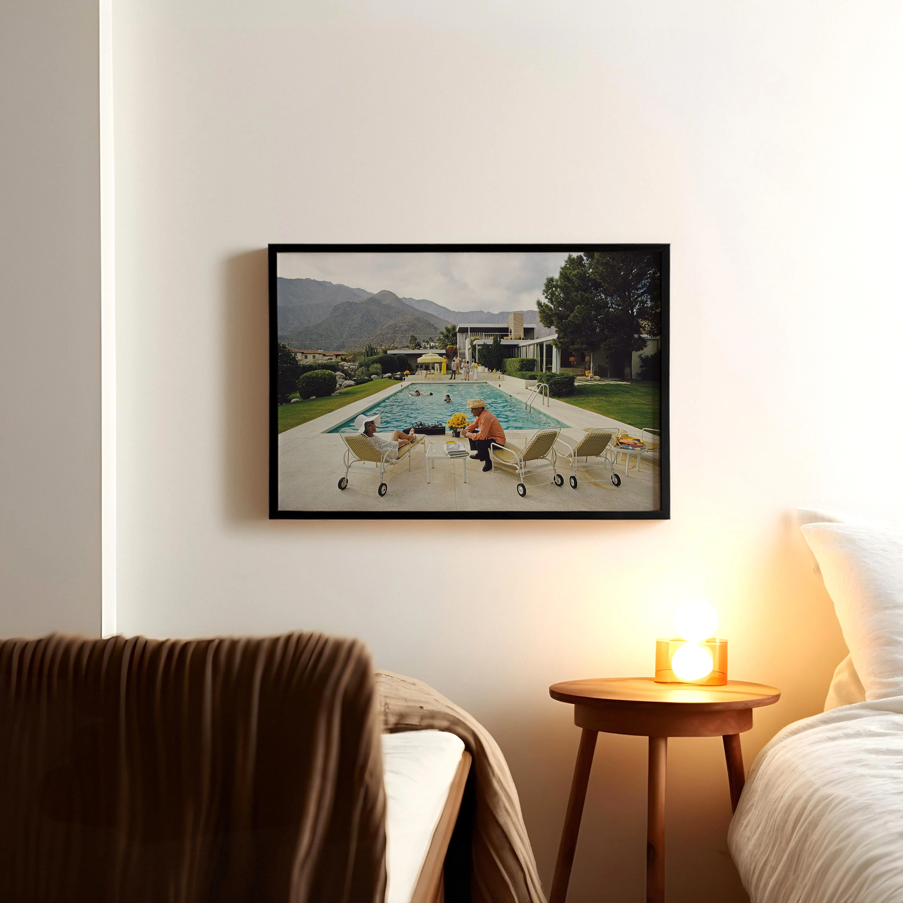 Poolside Interruption