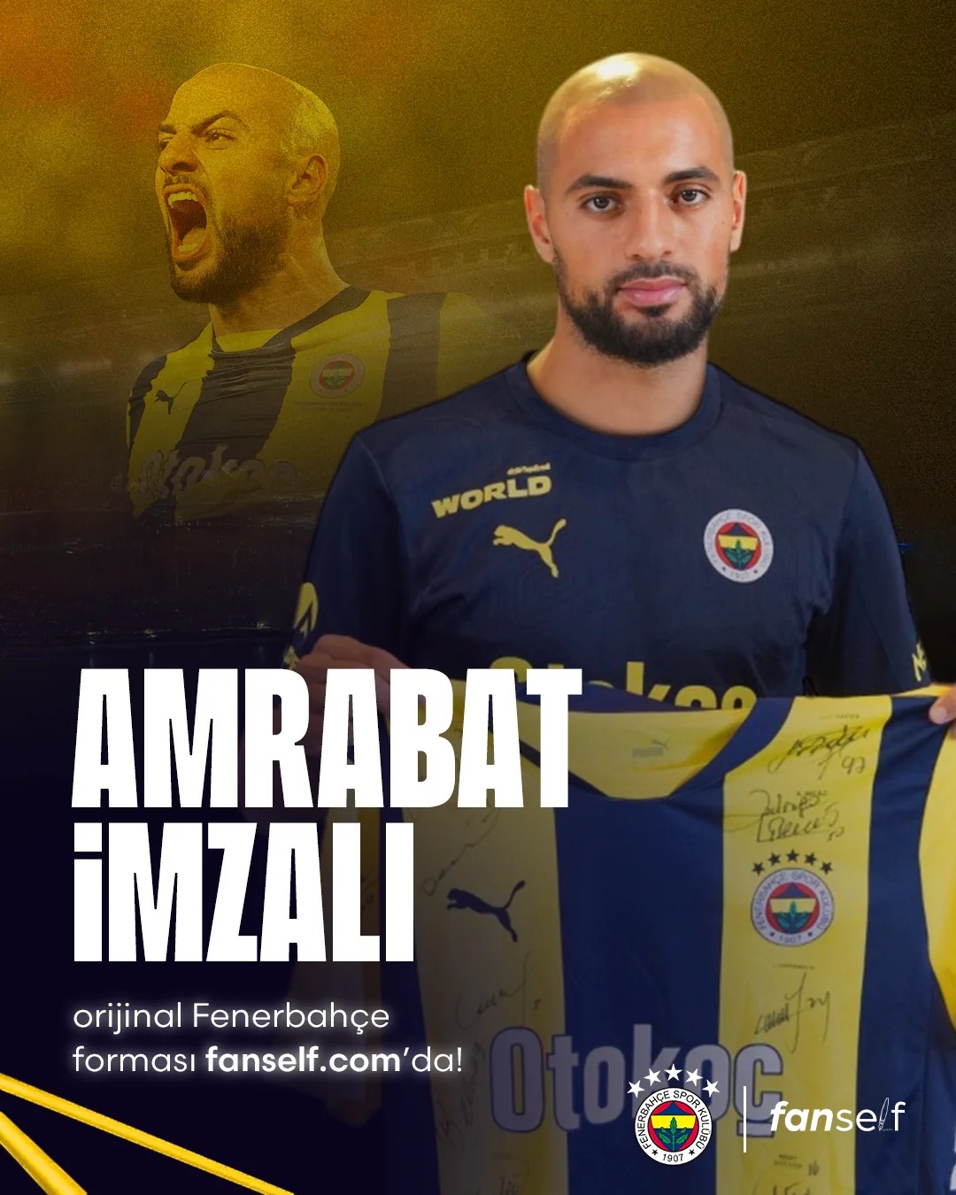 Sofyan Amrabat Islak İmzalı Fenerbahçe Forması Nereden Alınır?