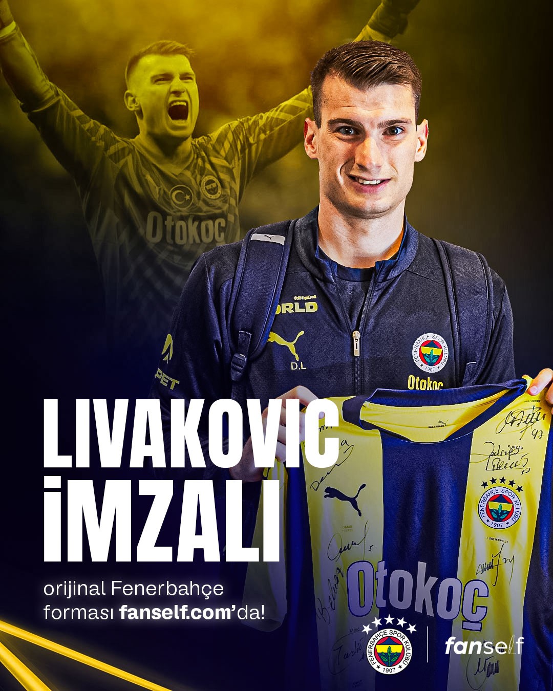 Dominik Livaković Islak İmzalı Forması- Çocuk