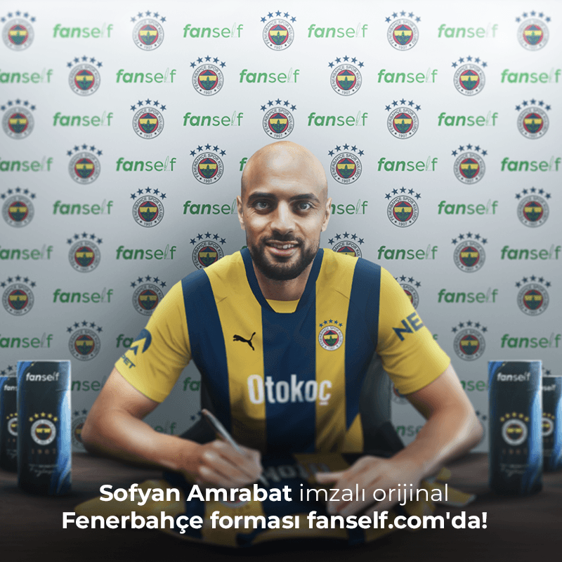 Sofyan Amrabat Islak İmzalı Forması- Çocuk