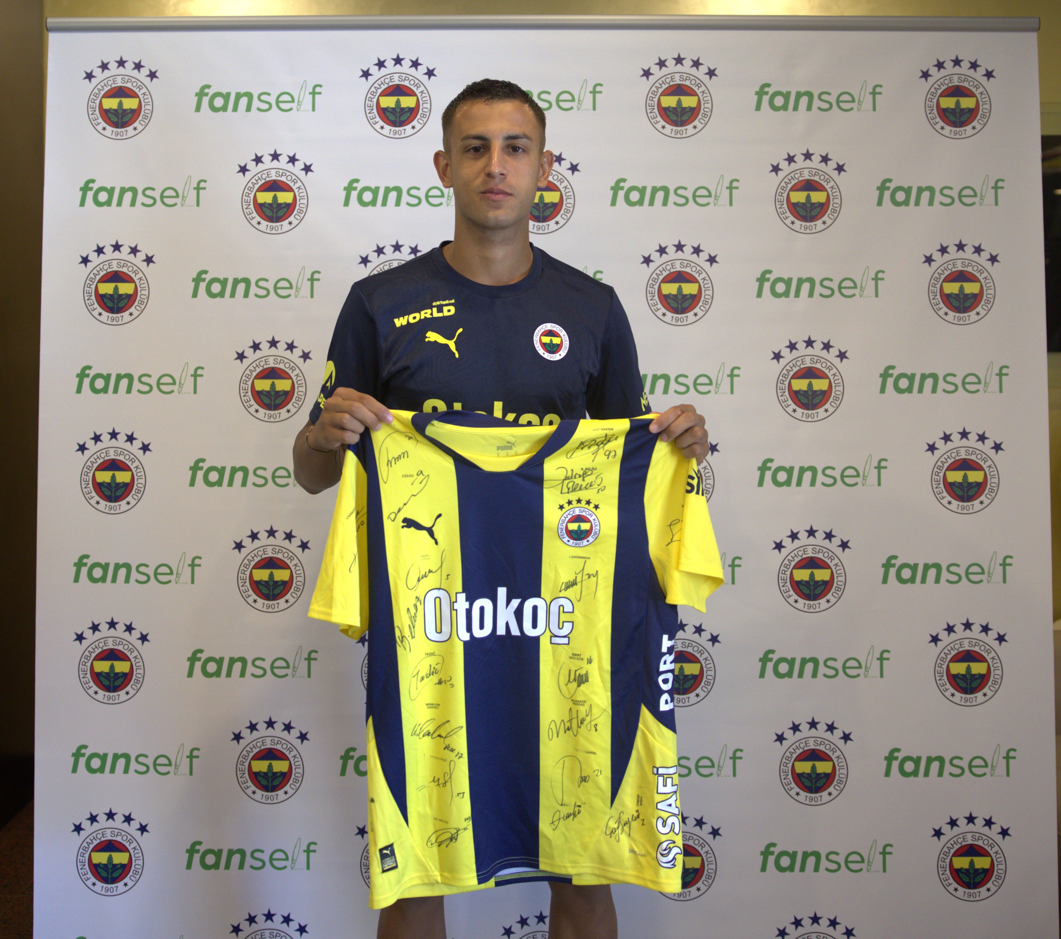 Bartuğ Elmaz Wet Signed Jersey