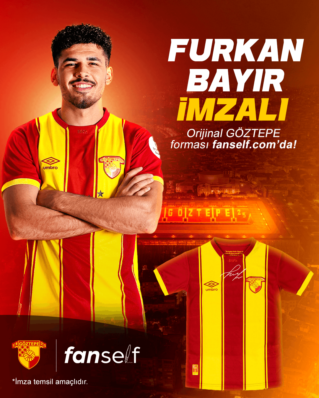 Furkan Bayır Signed Göztepe Jersey