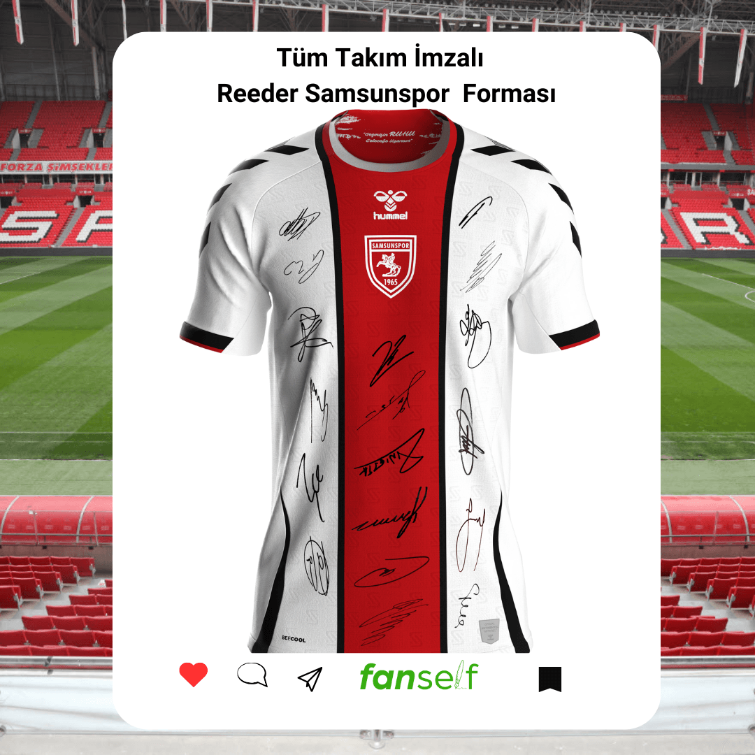 Tüm Takım İmzalı Samsunspor Forması