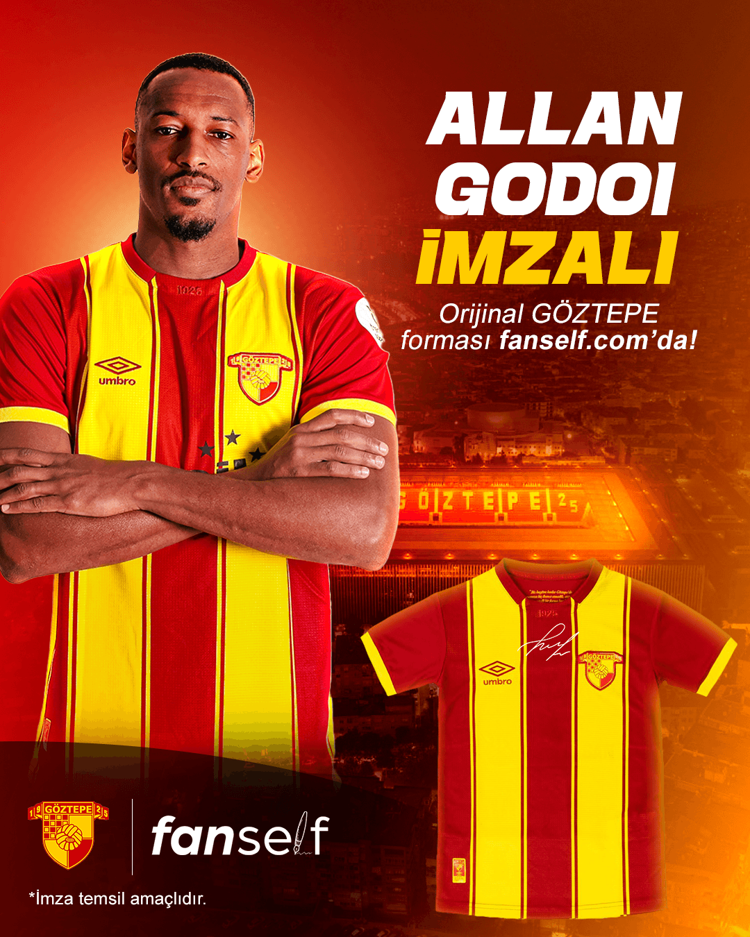 Allan Godoi İmzalı Göztepe Forması