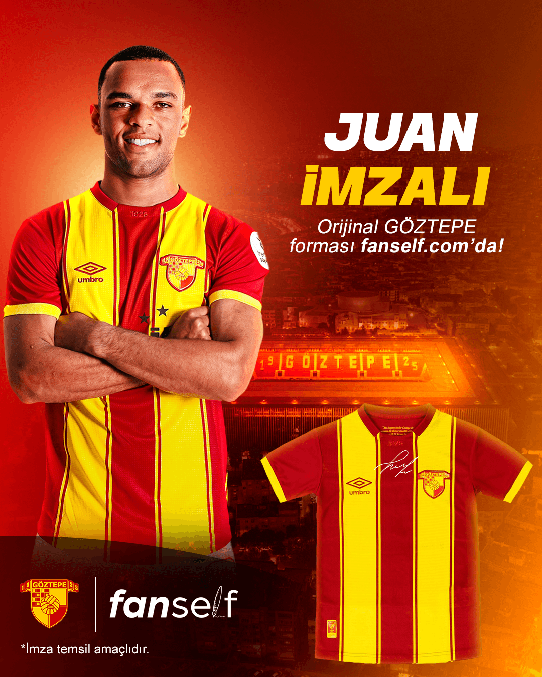 Juan Signed Göztepe Jersey