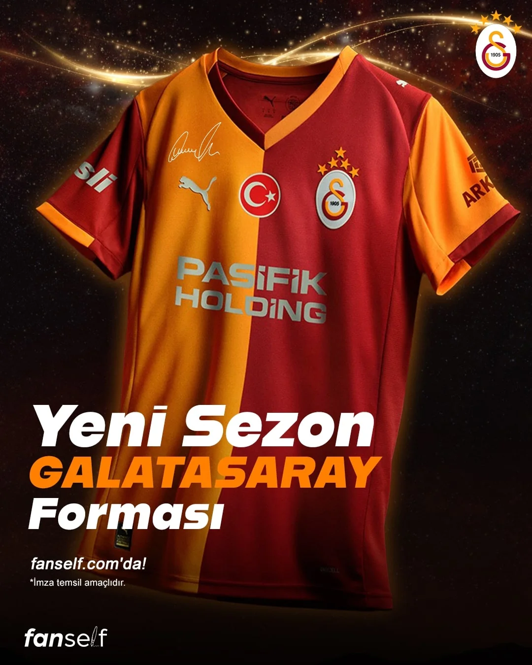 Yeni Sezon İmzalı Galatasaray Forması