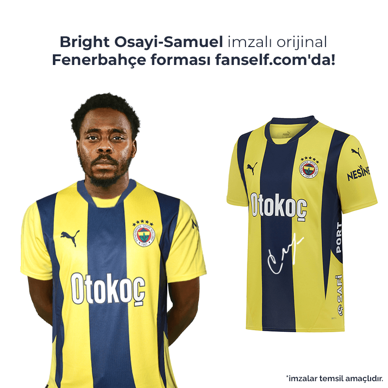 Bright Osayi-Samuel Islak İmzalı Forması