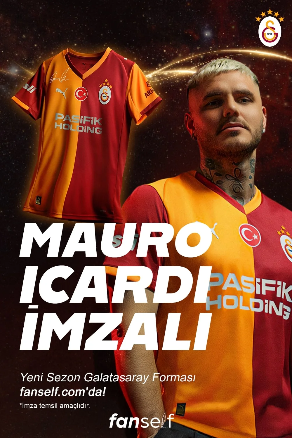 Icardi İmzalı Galatasaray Forması