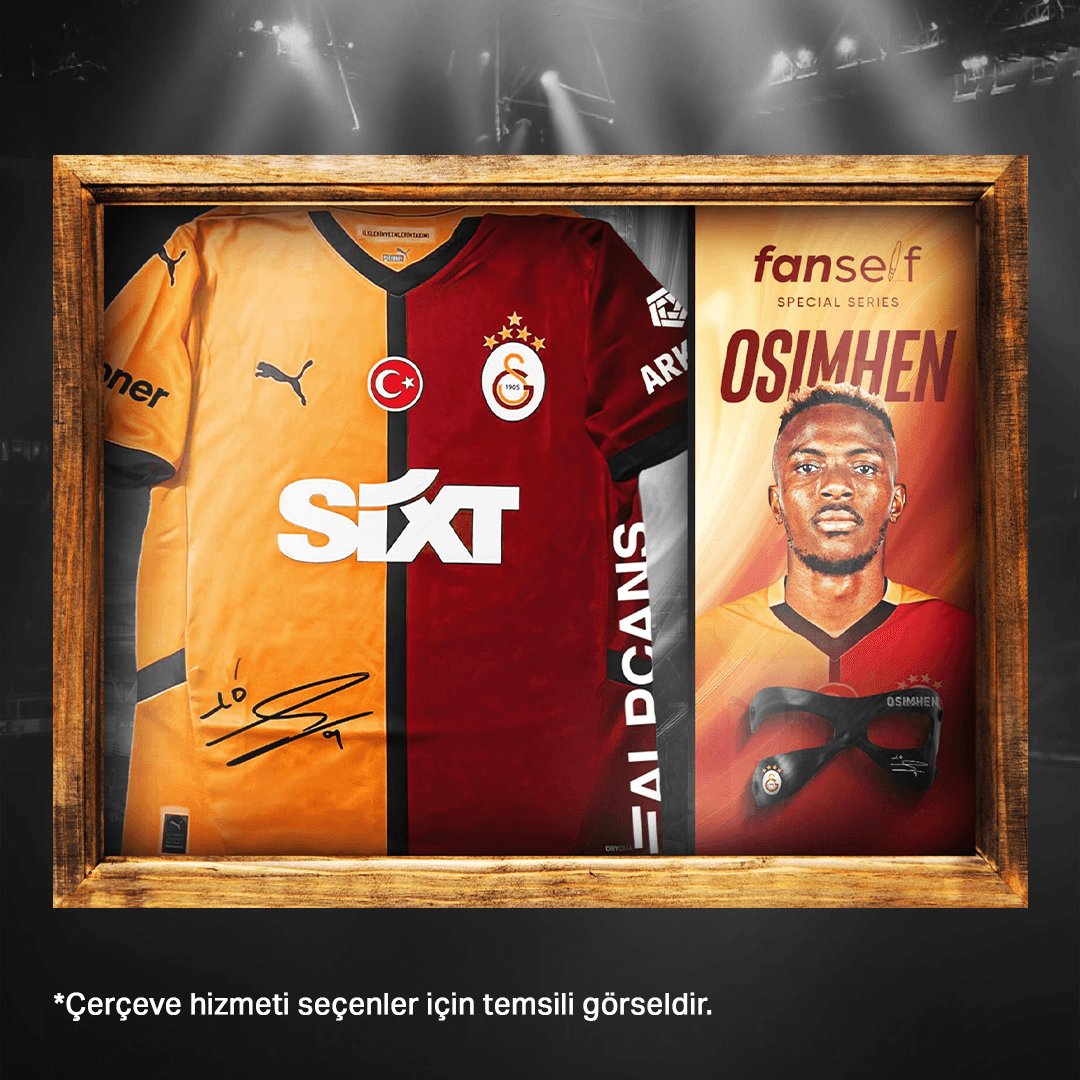 Victor Osimhen İmzalı Galatasaray 5 Yıldızlı Forması - 25 adetle sınırlıdır