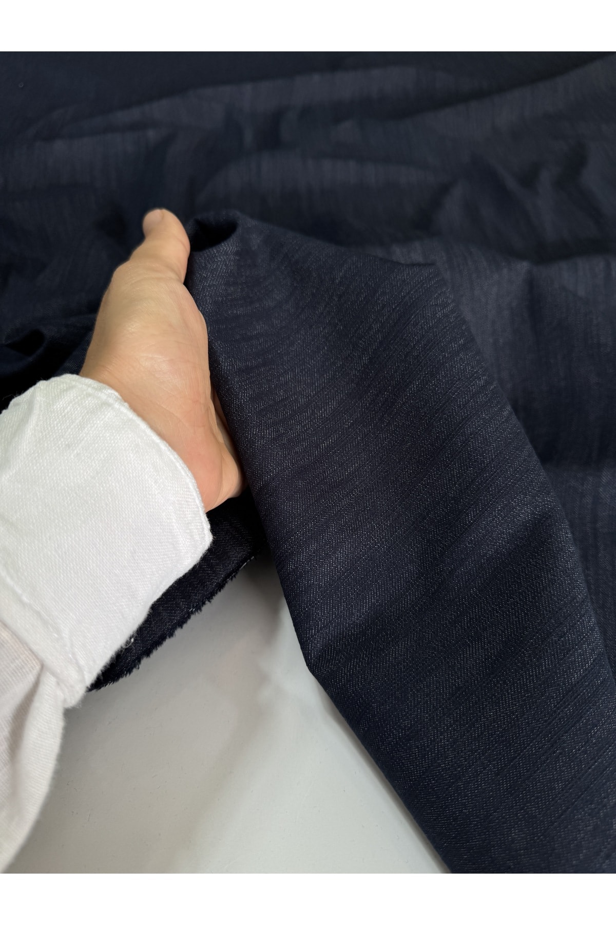Likralı Kot Kumaş En 135 cm Esnek ve Dayanıklı Denim Kumaş (gömlek, Elbise, Tunik, Pantolon Ceket)