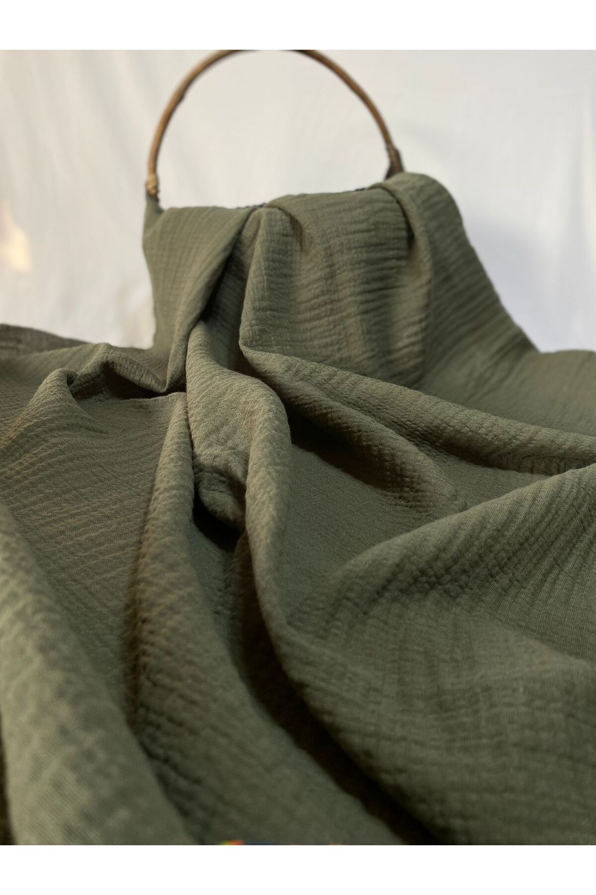 En150 X100 Çift Katlı Pamuk Müslin Kimono, Elbise, Bluz, Gömlek Ev Tekstil Ve Bebe Kumaşı reg. Müs.