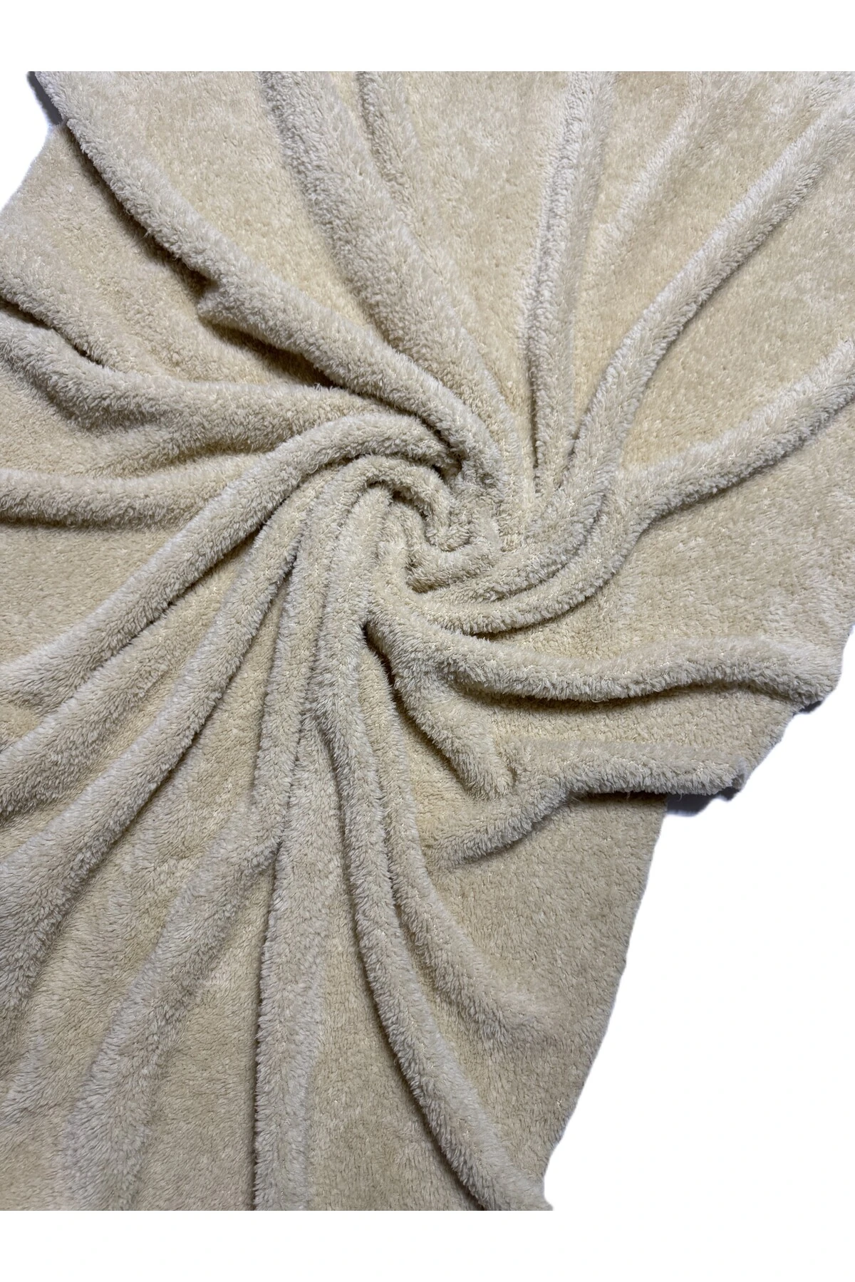 En180 Çiften Çift Yüzlü Welsoft Peluş Kumaş - bej