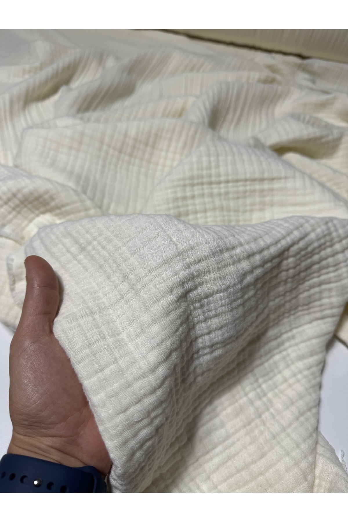 En 180 cm 4 Katlı Müslin Kumaş %100 Pamuklu Organik Bebek, Ev Tekstili, Giyim