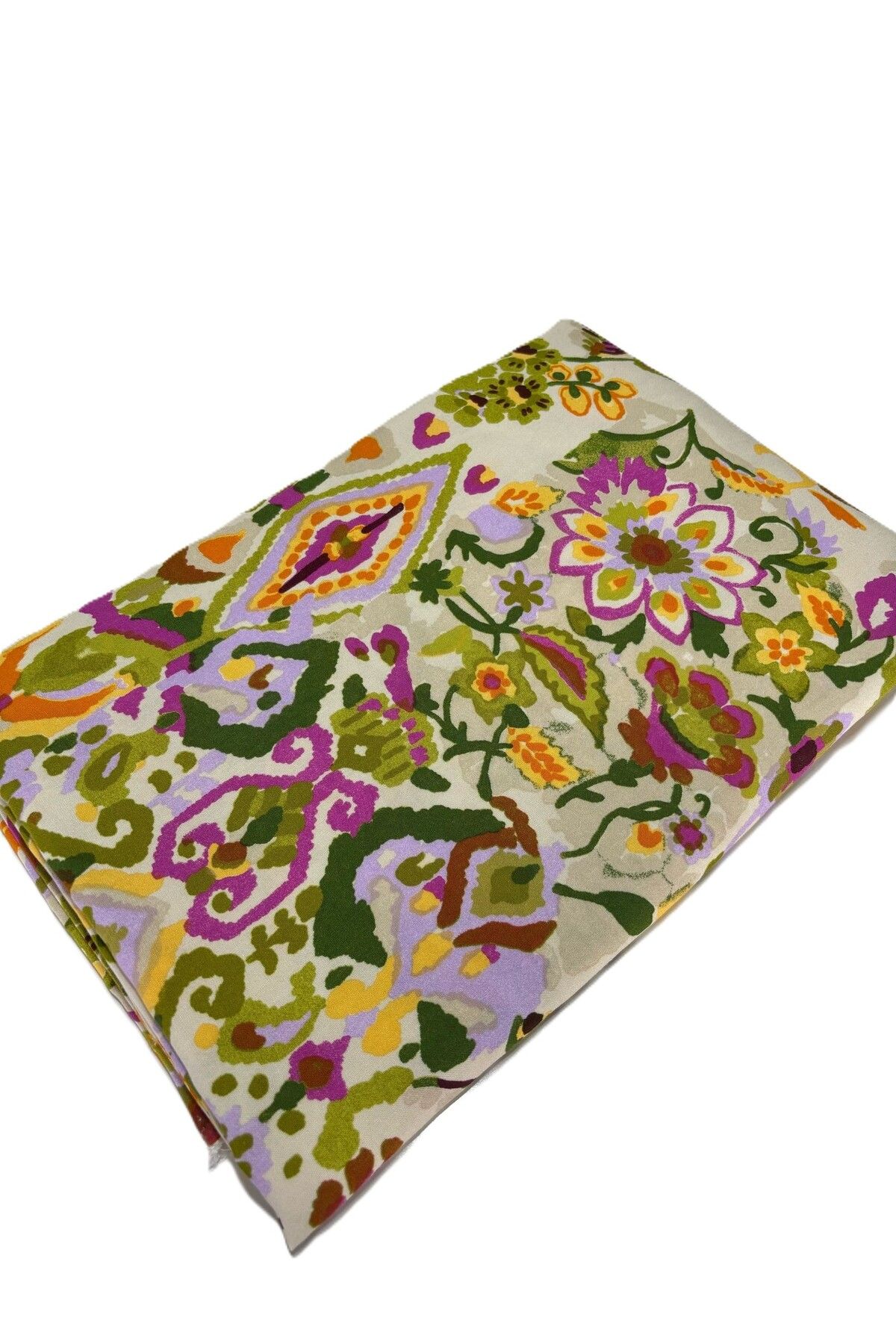 En150 X100 Renkli Pamuk Viskon Kumaş Elbiselik, Şalvarlık, Eteklik, Bluz Ve Gömleklik Dökümlü. Reg