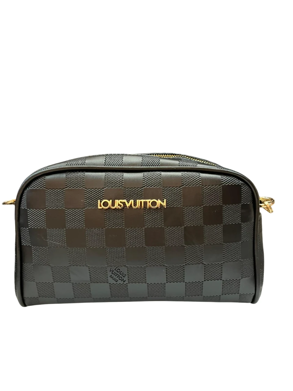 Louis Vuitton Kareli Siyah Çanta