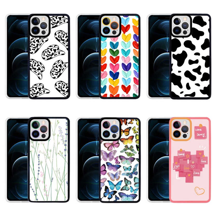 iPhone 12 Pro Zore M-Fit Desenli Kapak