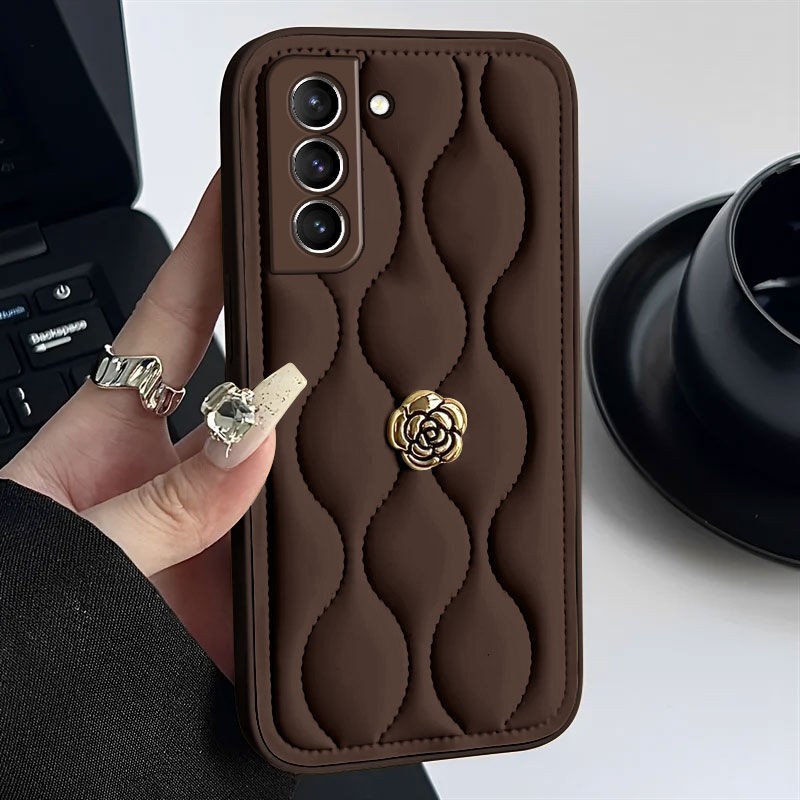 Samsung Galaxy S25 Plus(+) Uyumlu Zebana Camellia Kılıf