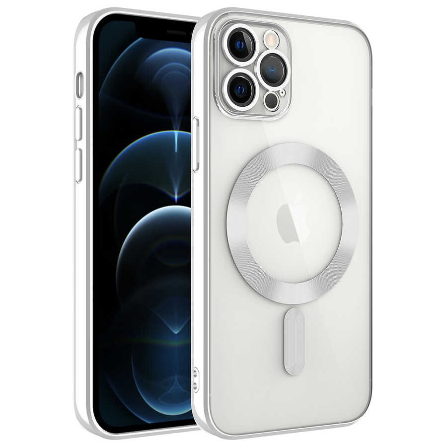 iPhone 11 Pro Max Kılıf Kamera Korumalı Magsafe Wireless Şarj Özellikli Zore Demre Kılıf