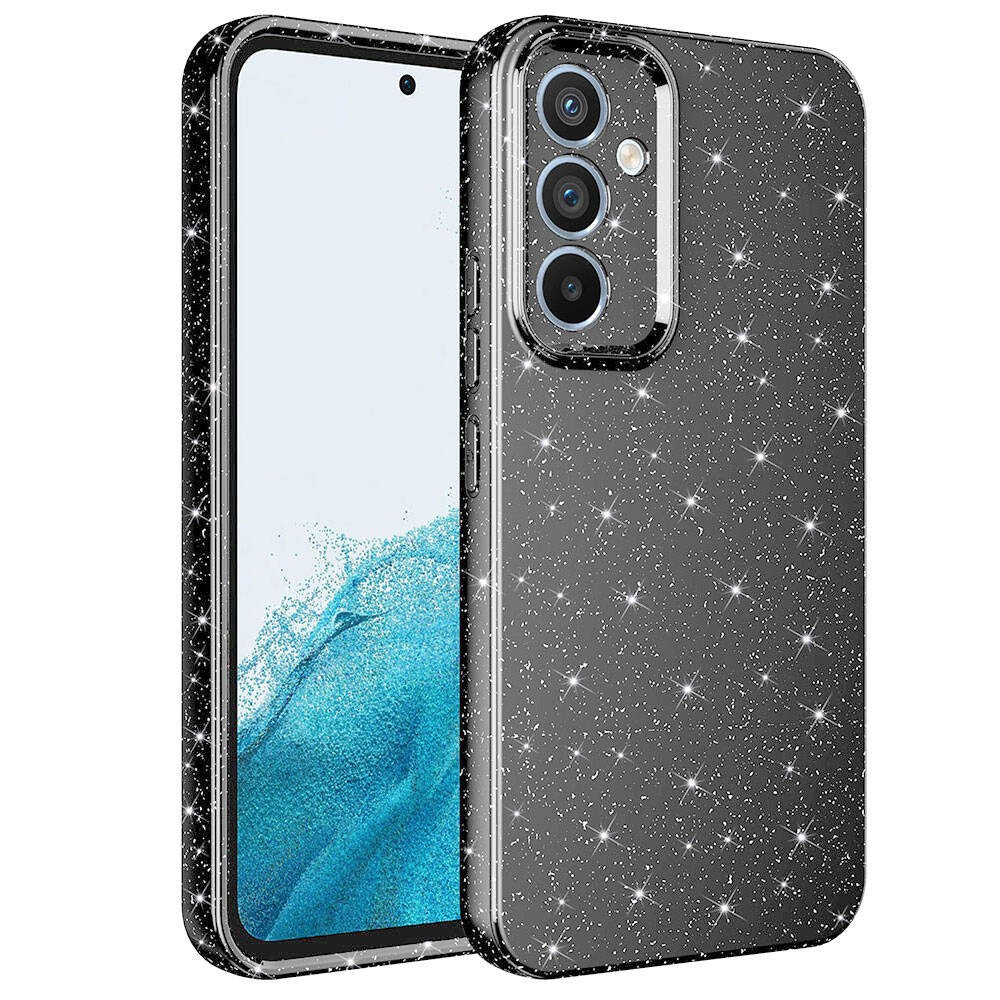 Galaxy A54 Kamera Korumalı Simli Lüks Zore Koton Kılıf