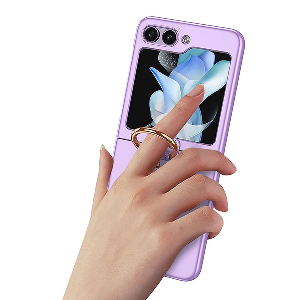 Galaxy Z Flip 5 Zore Kıpta Yüzüklü Flip Sert