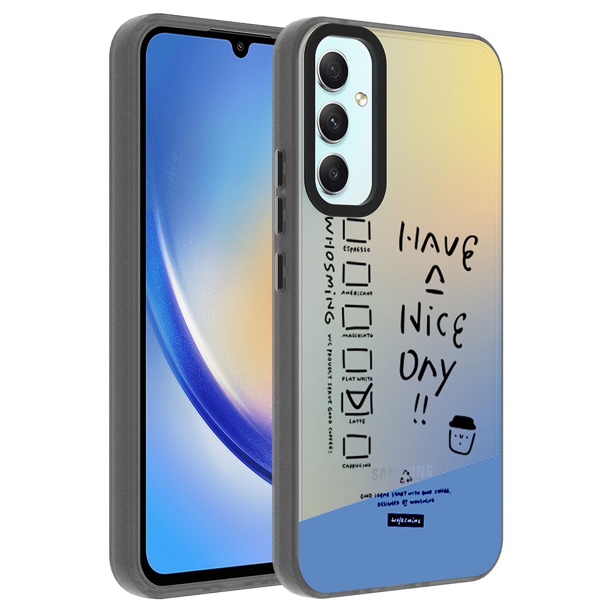 Galaxy A34 Desenli Zore Dragon Sert Kılıf