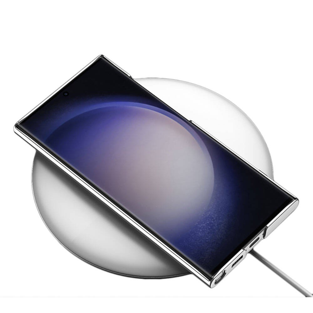 Galaxy S24 Ultra Zore Kamera Korumalı Şeffaf Dikey Standlı Ays Kılıf
