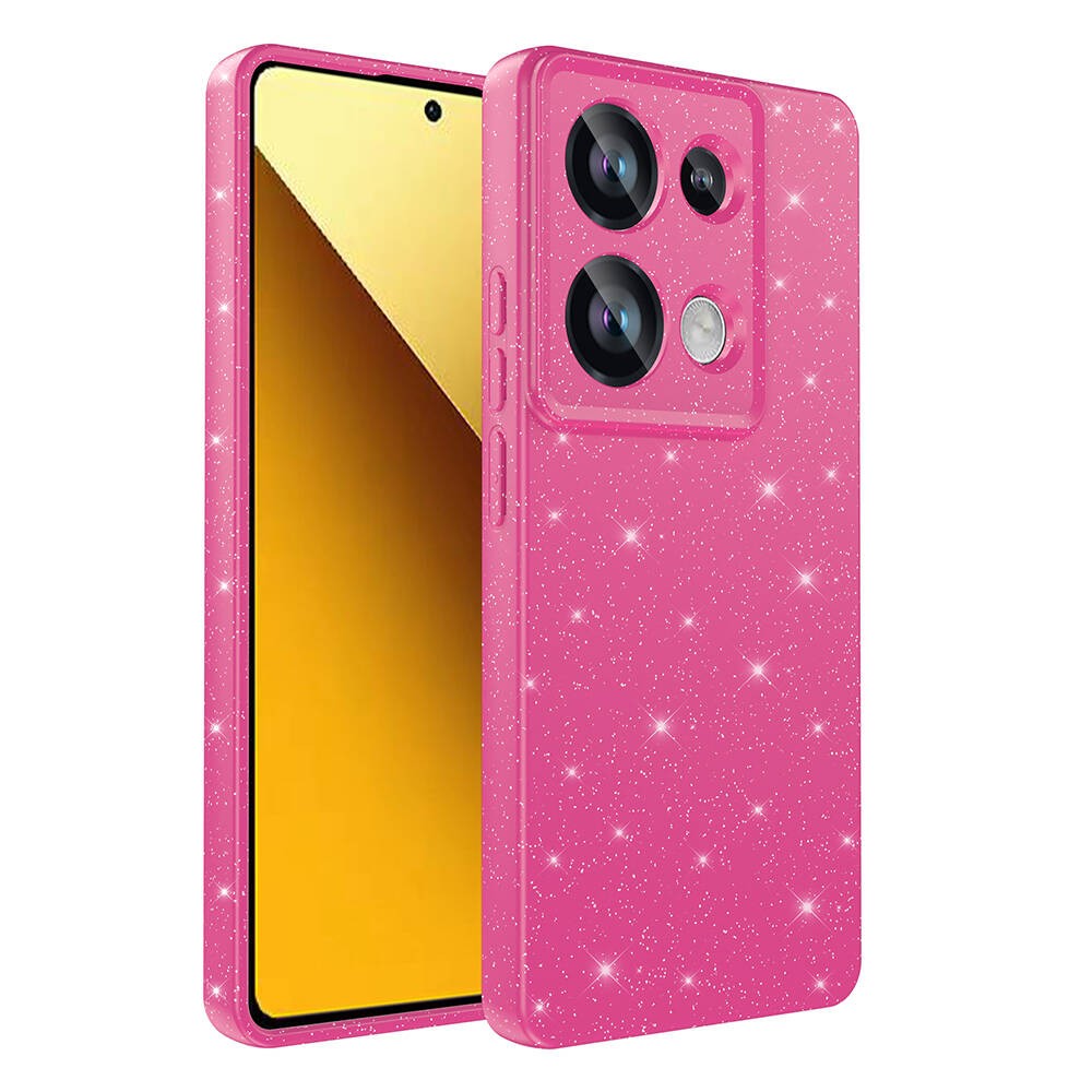 Xiaomi Redmi Note 13 Pro 4G Kamera Korumalı Simli Lüks Zore Koton Kılıf