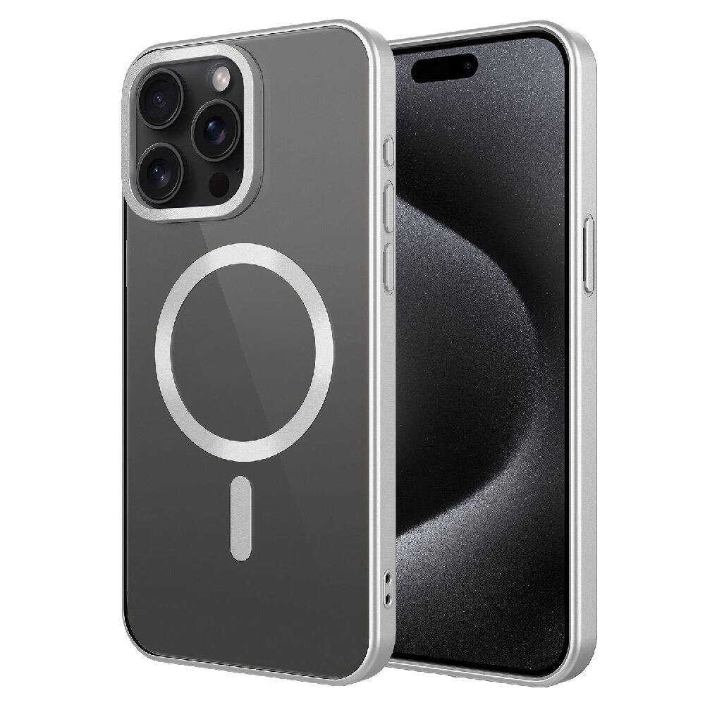 Zore Matte Setro Case with Magsafe Wireless Charging Feature in Matte Design Compatible with iPhone 15 Pro