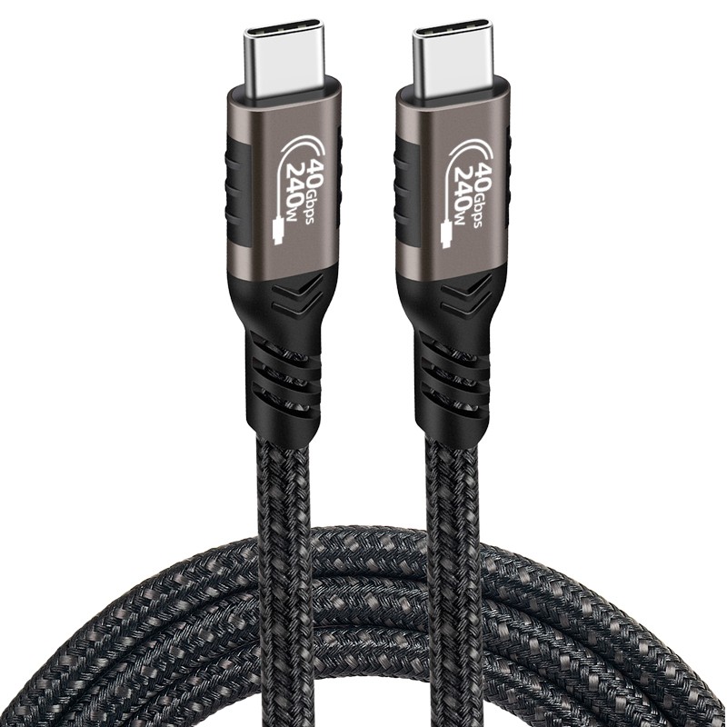 Zore QG01 Type-C to Type-C USB4 PD Data Cable 240W 40Gbps 8K@60Hz 1.2 Meter