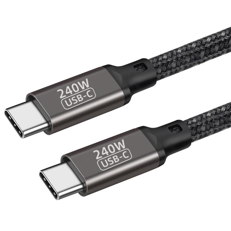 Zore QG02 Type-C to Type-C PD3.1 Data Cable 240W 480Mbps 0.5 Meter