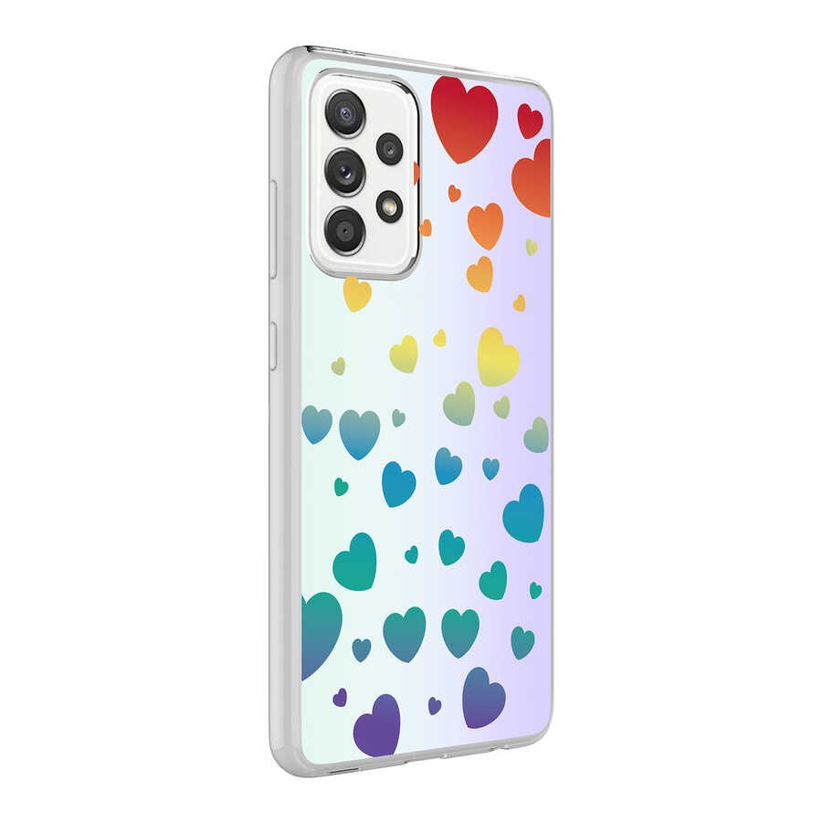 Galaxy A52 Zore M-Blue Desenli Kılıf