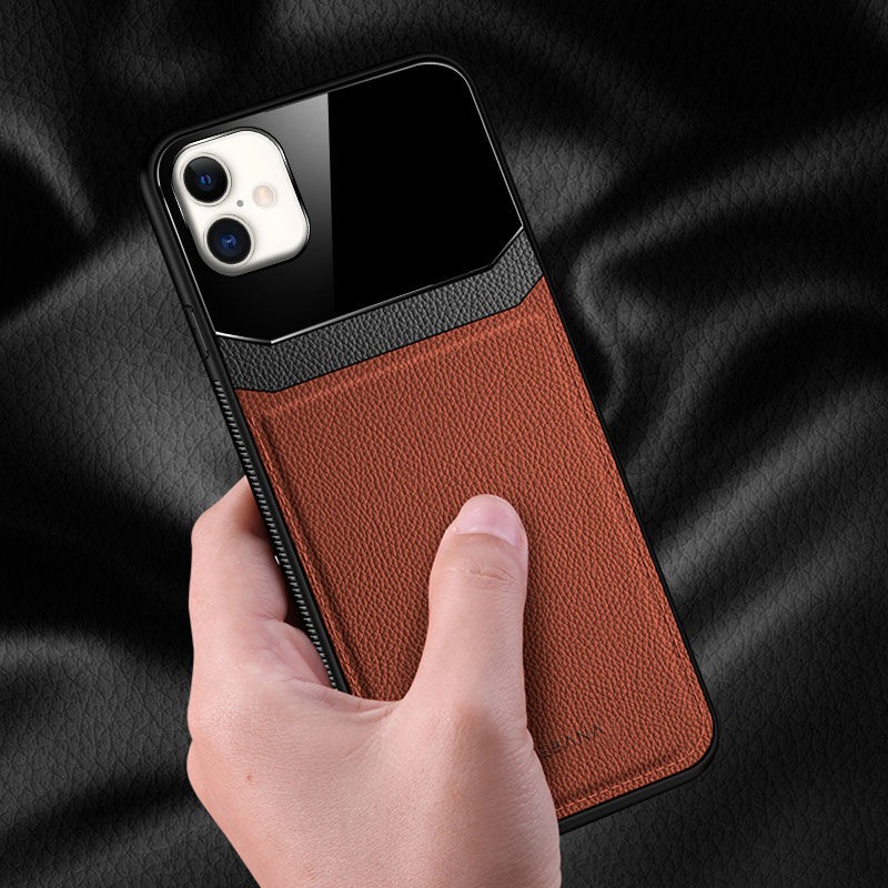 Apple iPhone 16 Uyumlu Zebana Lens Pu Deri Kılıf
