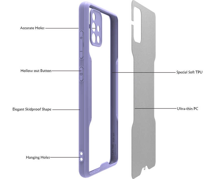 Galaxy A71 Kılıf Zore Parfe Kılıf