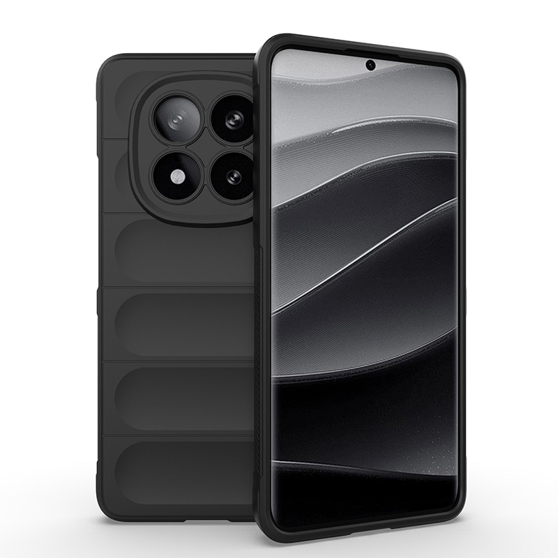 Xiaomi Redmi Note 14 Pro Plus Kılıf Esnek TPU Oyuklu Arka Yüzey Tasarımlı Zore Etnik Silikon Kapak