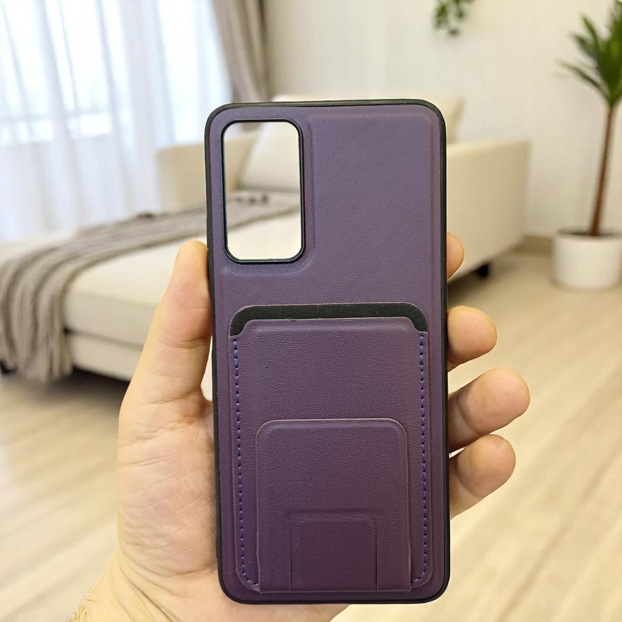 Xiaomi Redmi Note 11 Pro Uyumlu Kartlıklı Stand Özellikli Snx Pu Deri Kılıf