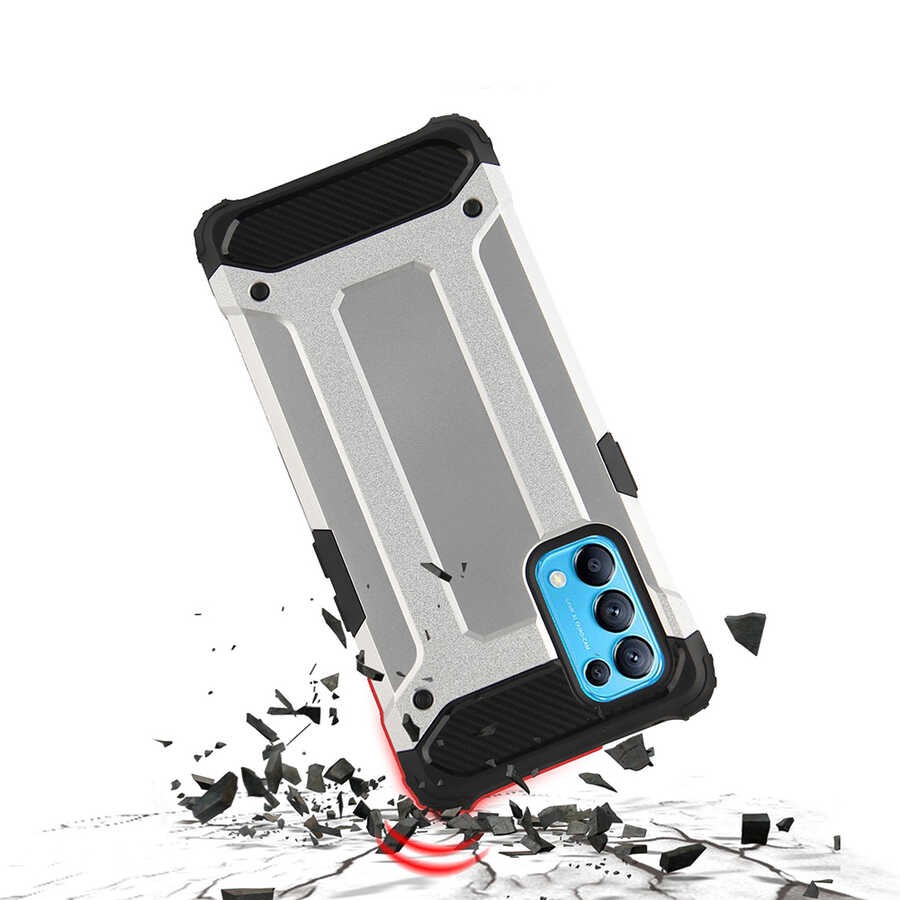 Oppo Reno 5 5G Zore Crash Silikon Kapak