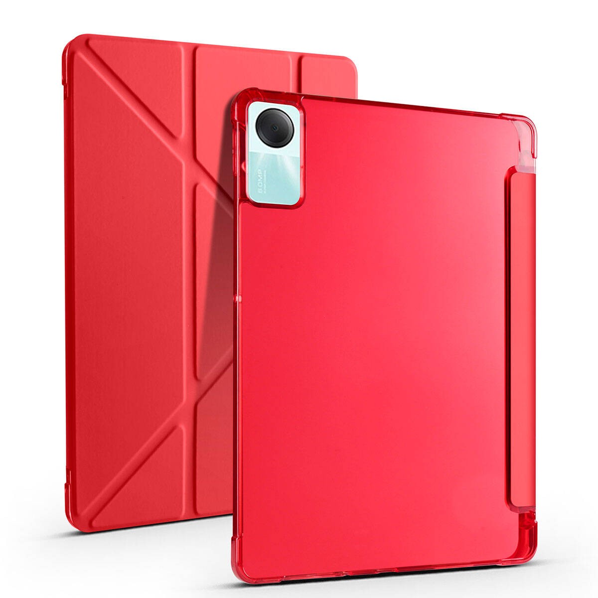 Xiaomi Redmi Pad SE  Zore Tri Folding Kalem Bölmeli Standlı
