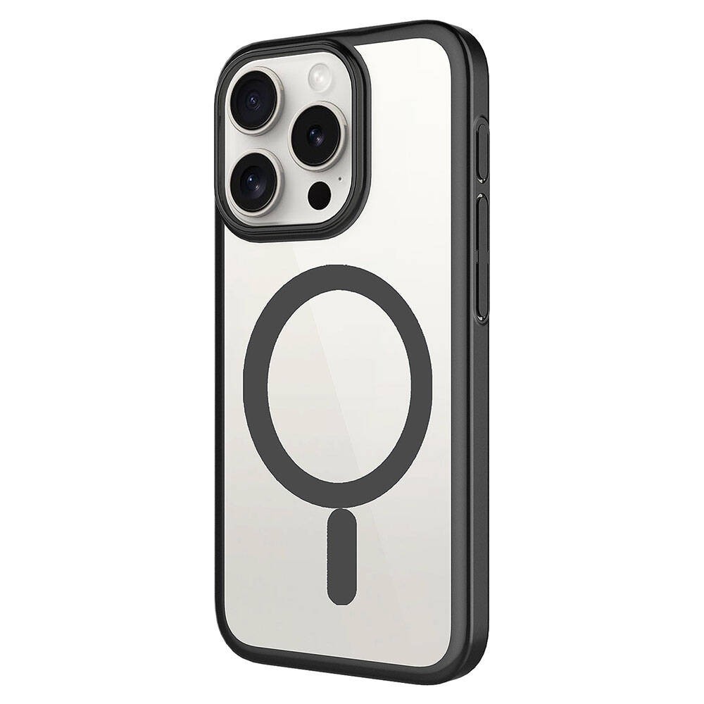 iPhone 15 Pro Max Wireless Şarj Özellikli Sert PC Zore Mat Riksos Magsafe