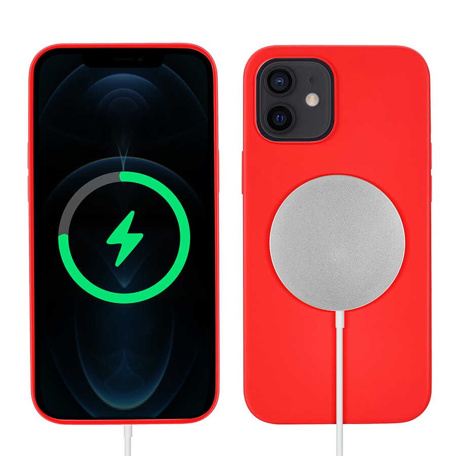 iPhone 12 Mini Uyumlu Zore Silksafe Wireless Kılıf