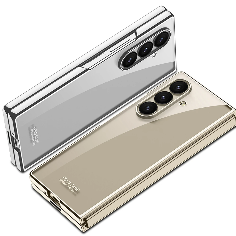 Galaxy Z Fold 7 Kılıf Zore Full Camlı Kıpta Kapak