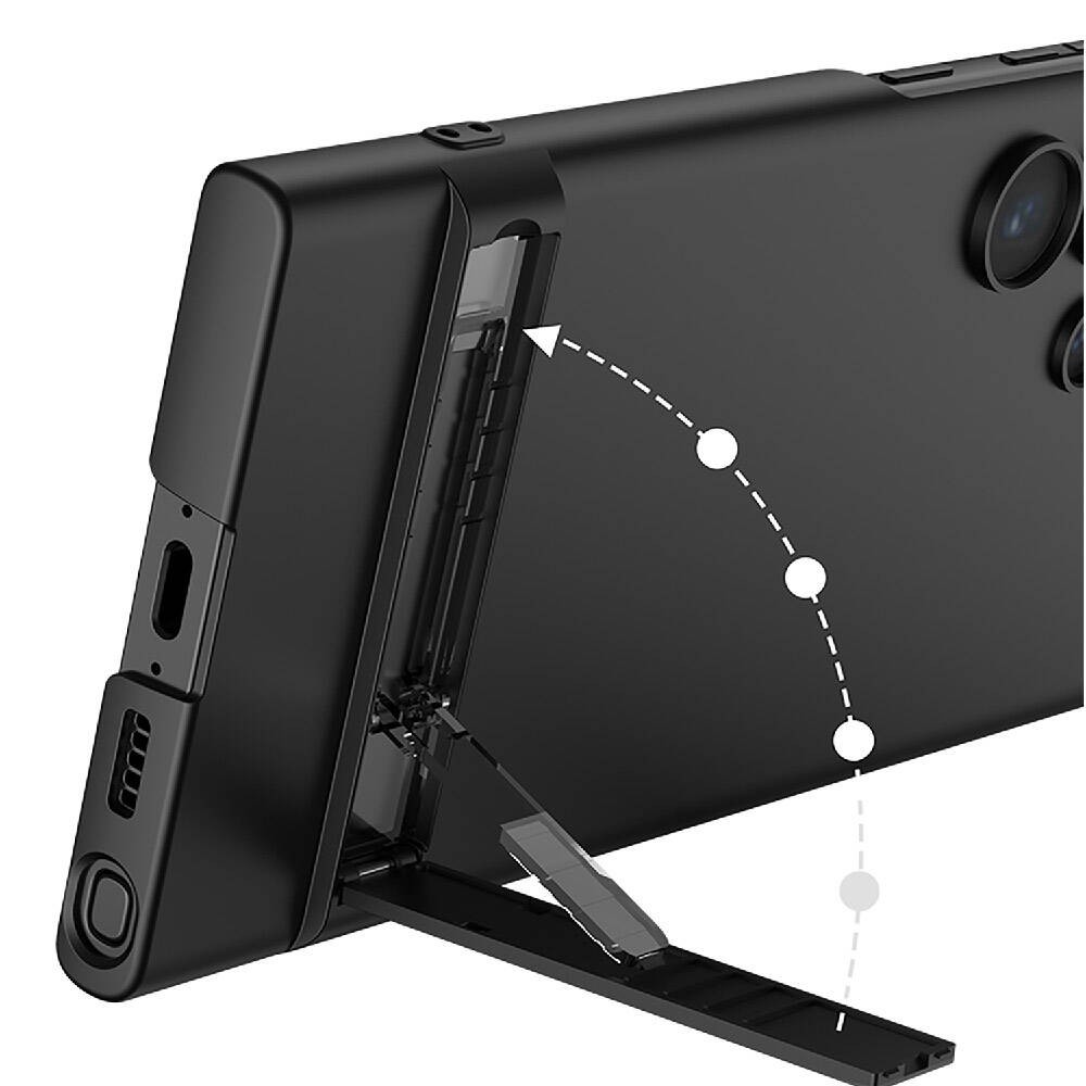 Galaxy S24 Ultra Zore Kamera Korumalı Dikey Standlı Ays Kılıf