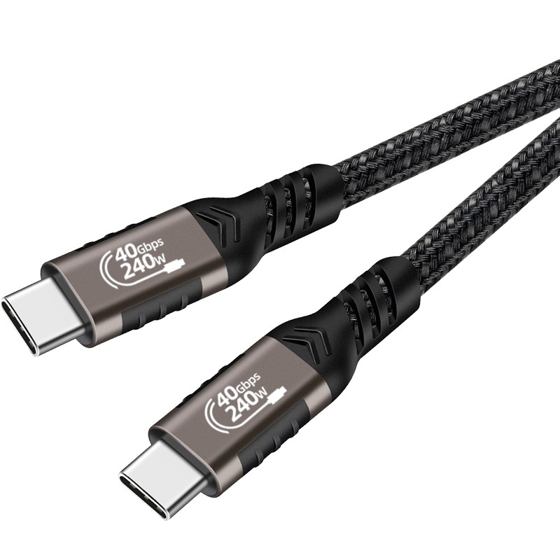 Zore QG01 Type-C to Type-C USB4 PD Data Cable 240W 40Gbps 8K@60Hz 0.2 Meter