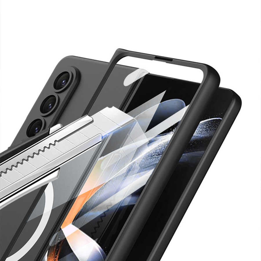 Galaxy Z Fold 4 Wireless Şarj Özellikli Zore Kıpta Magsafe