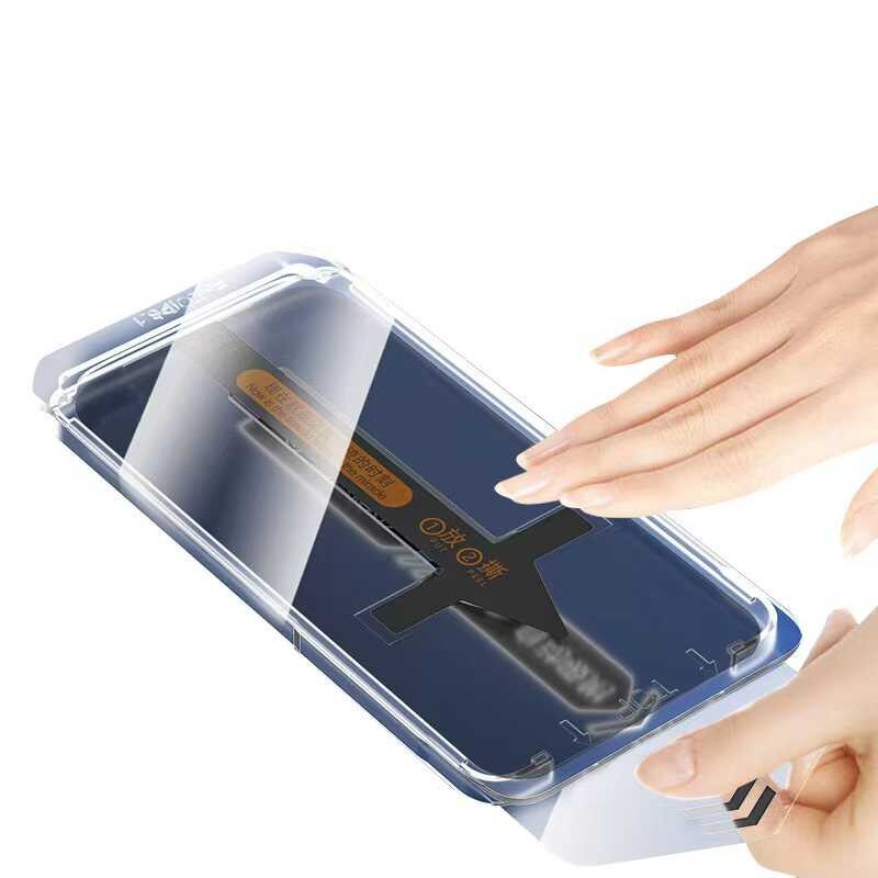 iPhone 13 Pro Max Hayalet Ekran Koruyucu Zore Süper Fast Anti-Dust Privacy Toz Önleyici Temperli Ekran Filmi