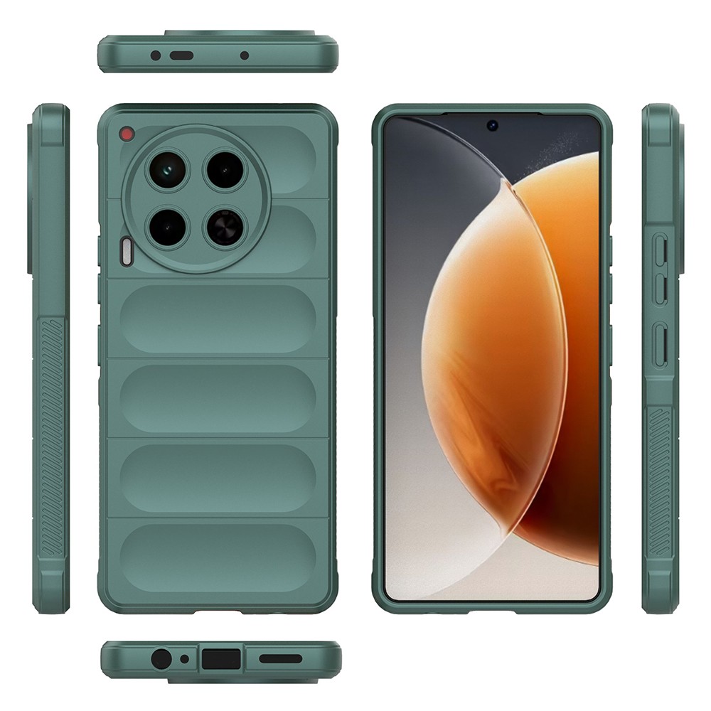 Tecno Spark 30 4G Kılıf Esnek TPU Oyuklu Arka Yüzey Tasarımlı Zore Etnik Silikon Kapak