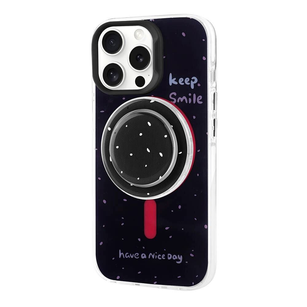 iPhone 15 Pro Max Magsafe Şarj Özellikli Tak-Çıkar Pop Soketli Zore Tiktok