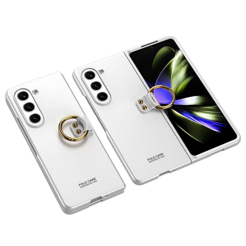 Galaxy Z Fold 5 Zore Kıpta Yüzüklü Flip Sert