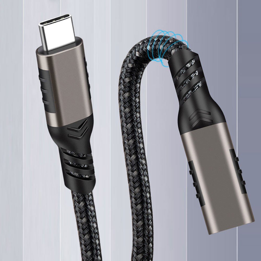 Zore Extension USB3.2 Type-C PD Extension Cable 100W 20Gbps 4K@60Hz 0.2 Meter