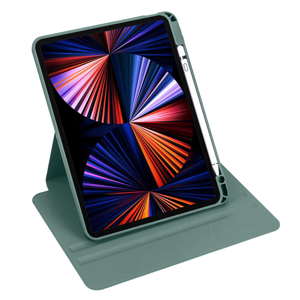 iPad Air 11 2024  Zore Termik Kalem Bölmeli Dönebilen Standlı